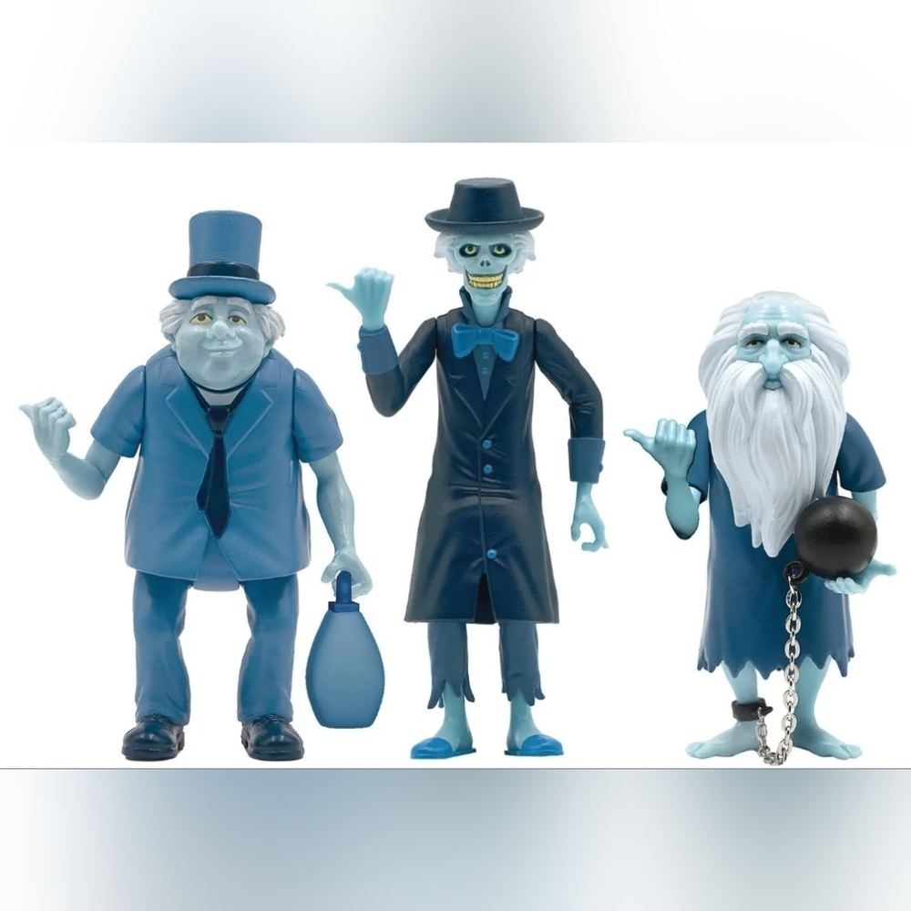 Disney Haunted Mansion Hitchhiking Ghosts ReAction Figure Set 2020 Super7 SDCC - Picture 6 of 14